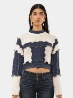 Cropped Knit Sweater for Women