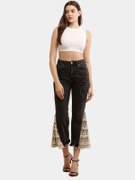 Hem Spell Crochet Jeans - Image 13