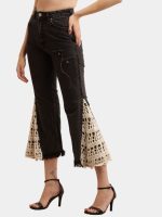 Hem Spell Crochet Jeans - Image 7