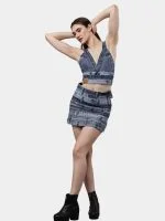 Levi’s Waistband Denim Co-Ord Set - Image 3