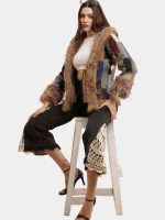 The Mix & Match Patch Jacket – Afghan Faux Fur - Image 4