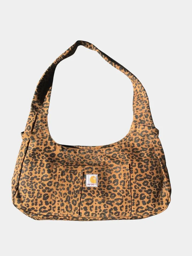 Carhartt Leopard Print Shoulder Bag Carhartt Leopard Print Shoulder Bag